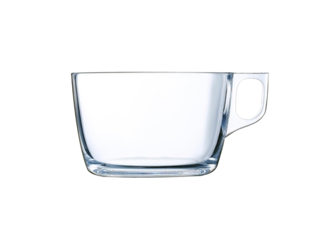 LUMINARC Nuevo - Taza de Desayuno Grande de 50 cl en Vidrio Templado Extra Resistente