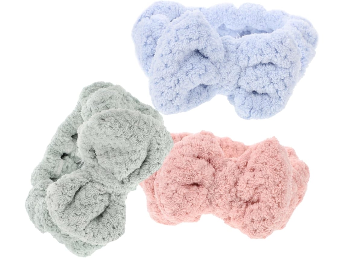Diademas Anudadas A Rayas De 9 Piezas Para Maquillaje, Spa, Elásticas Y Cómodas Para La Limpieza Facial.