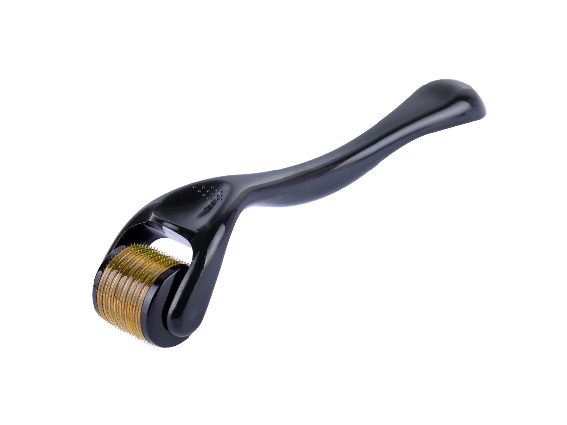 Rodillo de microagujas Yuysan de 0,25 mm para uso facial, estético y cuidado diario de la piel (amarillo).