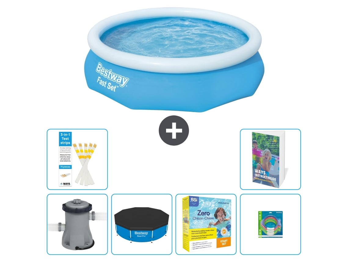 Bestway Piscina Bestway Fast Set Redonda - 305x76 Cm - 7-peças S231