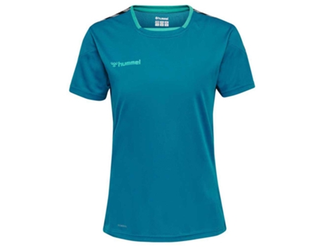 Camiseta de Mujer para Fútbol HUMMEL Authentic Poly Gris Azul (XS)