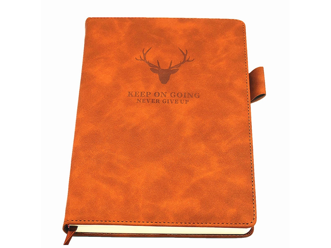 Cuaderno A5 con líneas, capa rígida, 360 páginas, papel premium de 80 g/m² para notas, planificación, estudios, viajes, dibujos, borradores y proyectos (azul)