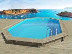 Piscina De Madera "seychelles" - 4,00 X 3,00 X 1,20 M