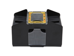 Barajador De Cartas Automático, Ligero Y Portátil Con 4 Barajas, Funciona Con Pilas, Ideal Para El Hogar Y Los Viajes.