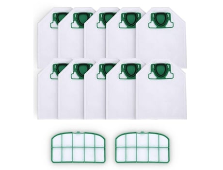 Acessórios de Aspirador Bolsa de polvo para bolsa de aspiradora Vorwerk Kobold Vk200 Fp200