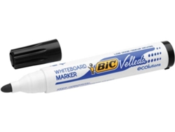 Marcador para Pizarra BIC Velleda Puenta Larga (Negro - Puenta de 1.5 mm)