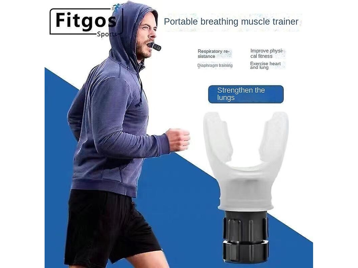 Entrenador portátil de capacidad pulmonar Rosewell, entrenador de respiración abdominal, resistencia ajustable