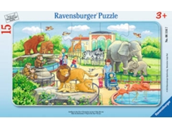 Puzzle RAVENSBURGUER Ausflug in den Zoo (15 Piezas)