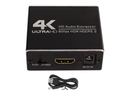 Divisor De Señal Hdmi De 5.1 Canales, Convertidor De Audio, Extractor De Señal Hd 4k 60fps 1080p