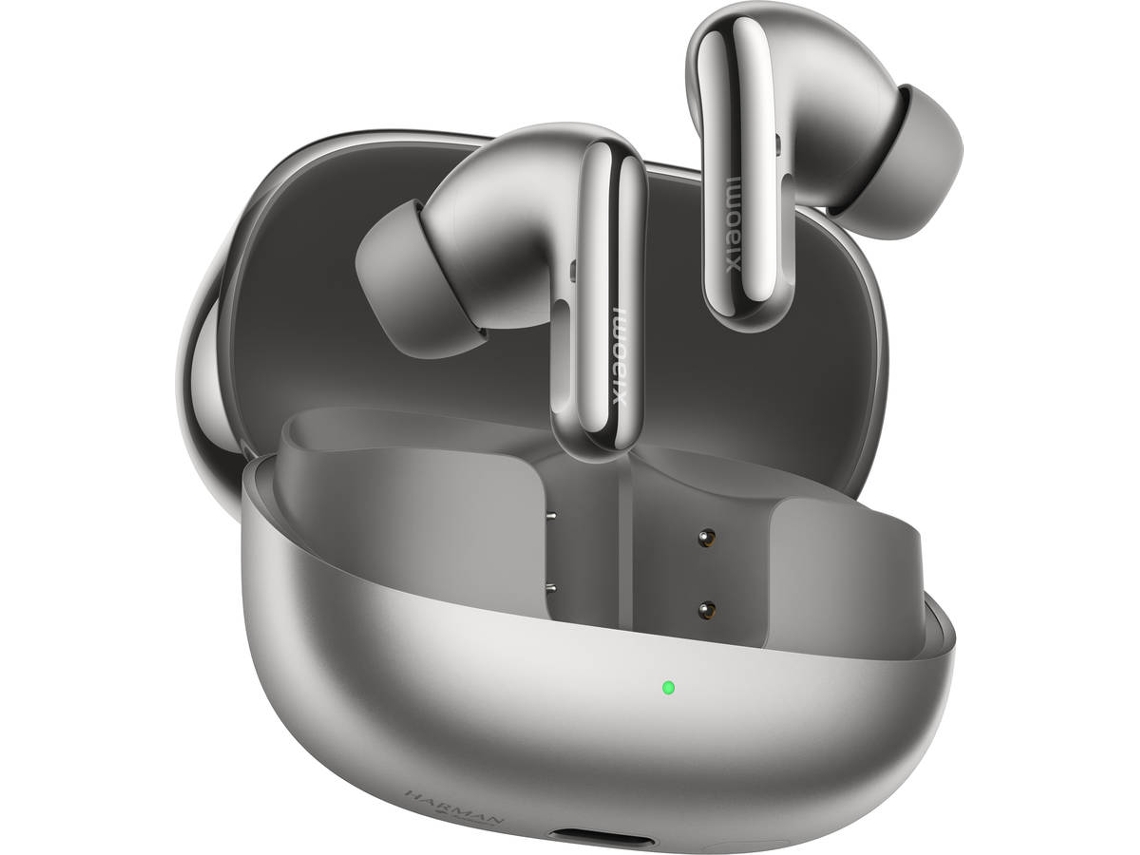 Auriculares Bluetooth XIAOMI Buds 5 Pro (In Ear - Micrófono - Noise Cancelling - Gris)