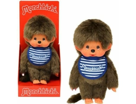 Peluche BANDAI Monchhichi Boy Mariniere Bib (Edad Mínima Recomendada: 1 año)