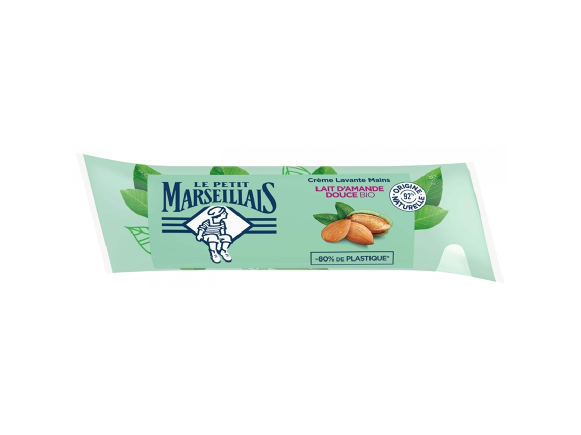 LE PETIT MARSEILLAIS Crema Lavamanos Leche de Almendras Dulces Eco-Relleno 250 Ml