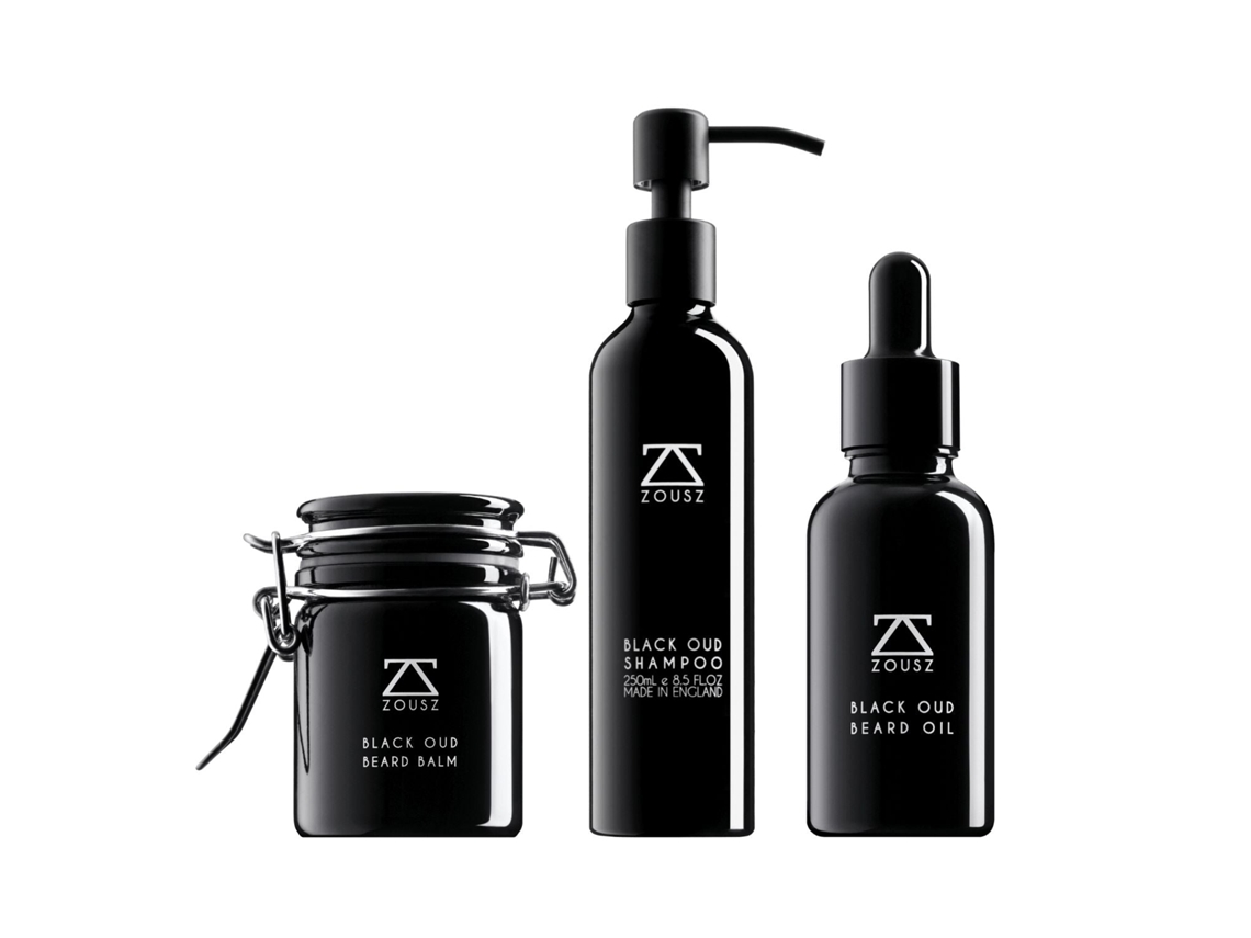 Cofre Facial ZOUSZ Black Oud Beard Grooming Kit + Beard Oil (50 ml)