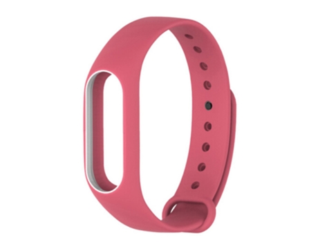 Correa TPU + PU anti-perdida para Xiaomi Mi Band 2 - rosa blanco