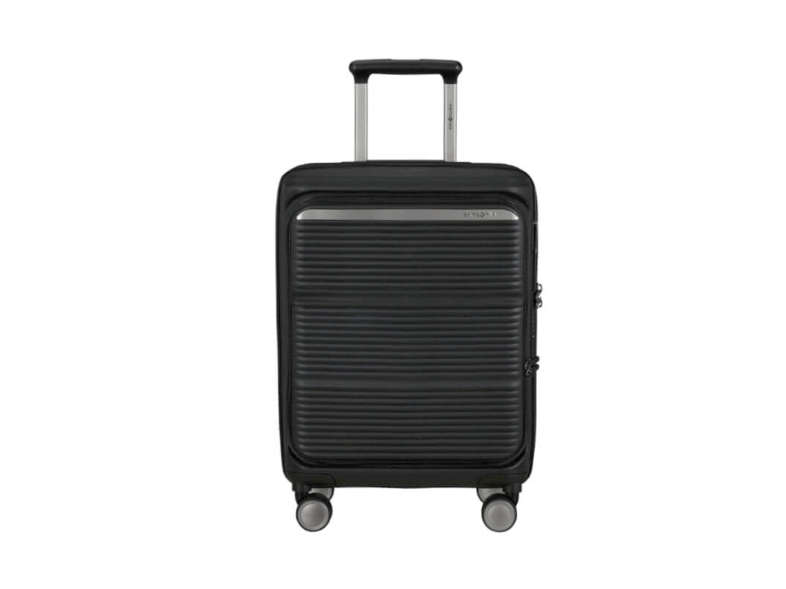 Samsonite Paralux 55 cm 4r Exp Maleta de cabina/carrito negra