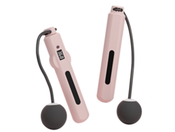 Junli-cuerda Saltar Sin Cable Peso Inteligente Rosa Fitness