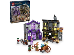 LEGO Harry Potter: Ollivanders™ e Capas de Madam Malkin – Brinquedo de magia da Diagon-Al (744 peças)
