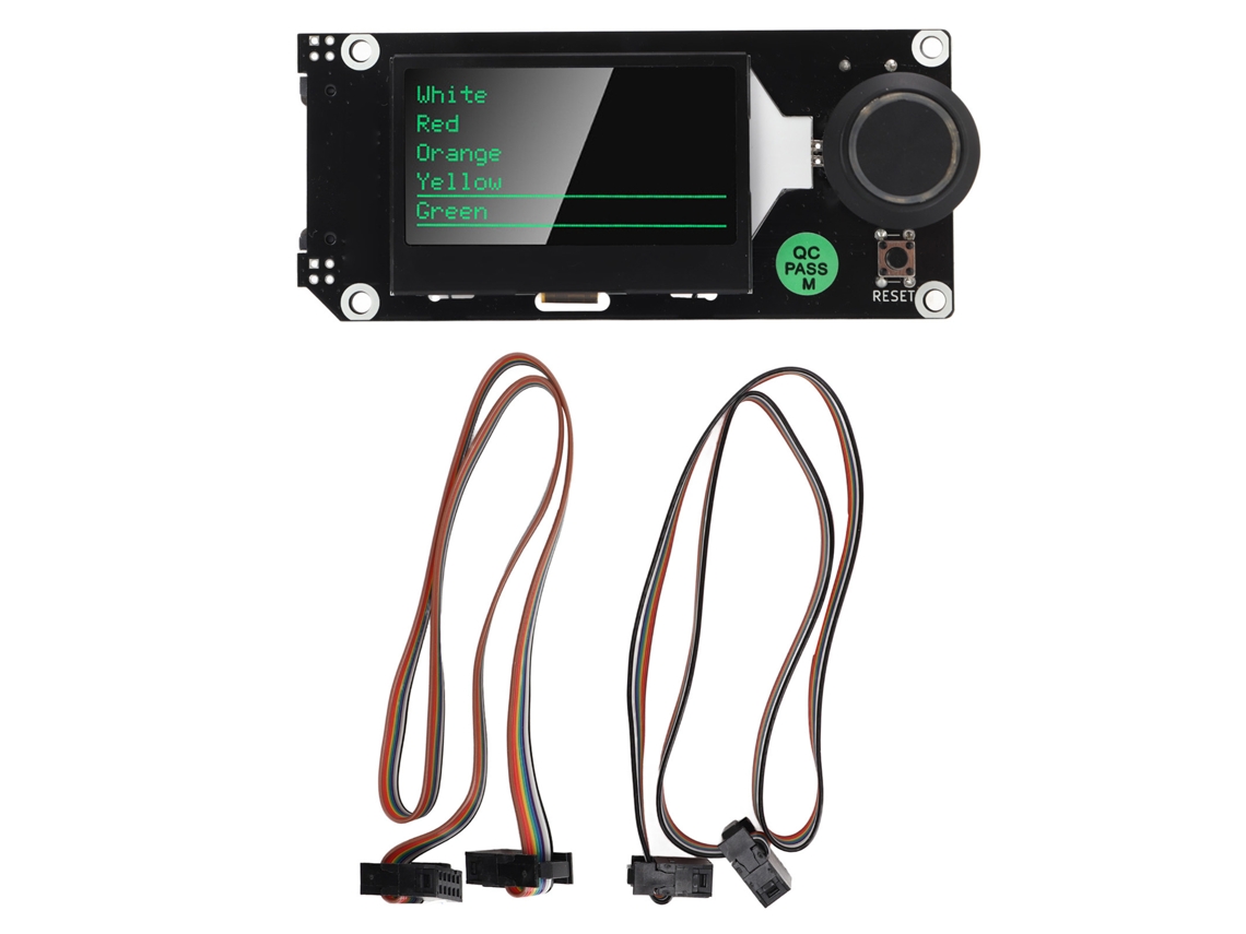 Pantalla Lcd Inteligente Mks Mini 12864 V3 Con Retroiluminación Rgb Para Impresora 3d, Panel De Control