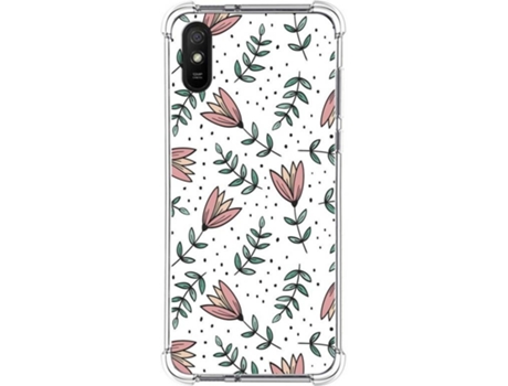 Carcasa Xiaomi Redmi 9A TUMUNDOSMARTPHONE Dibujos Antigolpes Flores 01 Multicolor
