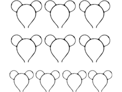 Juego De 10 Horquillas De Hierro Con Bordes Lisos Para Uso Diario Y Ocasiones Especiales.