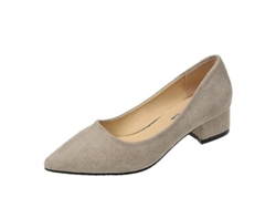 Zapatos Planos Cerrados Para Mujer Antideslizantes Confortables Loafers De Moda Diaria De Cuero Artificial Eu 40 Suede Beige