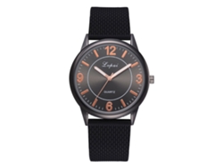 Reloj De Pulsera De Moda Para Mujer Con Correa De Silicona - Cuarzo Lvpai (negro)