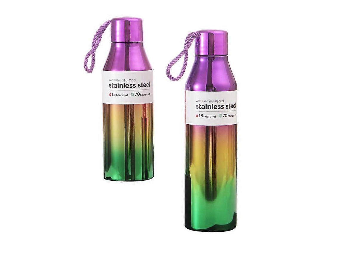 Botella De Agua De Acero Inoxidable, Botella Deportiva Aislada De Boca Ancha Rosewell
