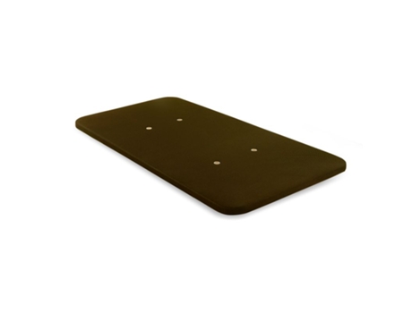 Cama Somier DUEHOME Madera Aglomerado Acero Marrón (90x190cm)