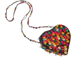 Bolso De Hombro Estilo Bohemio Color Nogal Con Compartimento Para Teléfono Y Cartera.