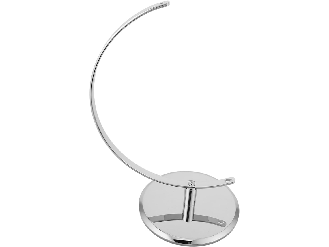 Soporte De Madera Para Globo Terráqueo Chapado En Plata 37x25x17