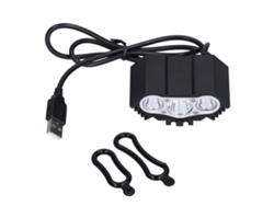 2026-luz Delantera Para Bicicleta 3led De Alta Luminosidad, Faro Usb Para Ciclismo Nocturno Y Bicicleta De Montaña