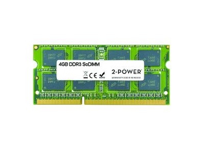 Memoria RAM DDR3 2-POWER 4GB DDR3 1066MHz SODIMM (1 x 4 GB - 1066 MHz)