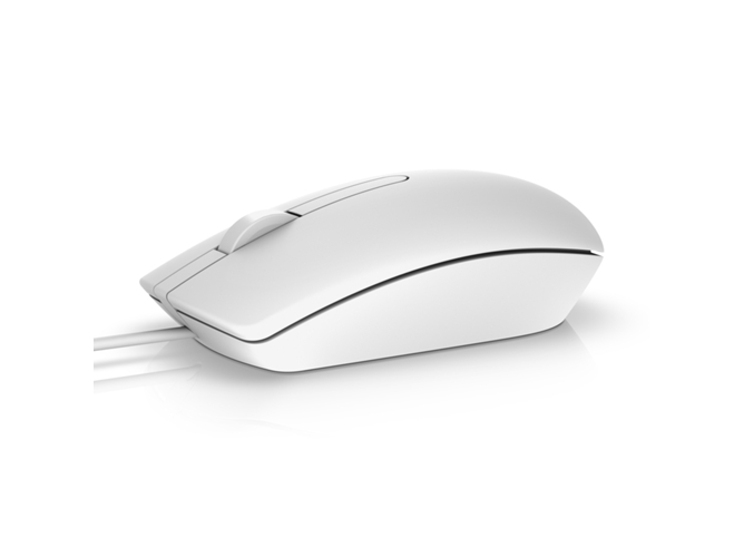 Ratón DELL MS116 (Óptico - 1000 dpi - Blanco)