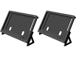 Estuche De Soporte De Pantalla Acrílico De 2 X 7 Pulgadas Para 3 Modelos B