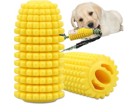 Juguete masticable para perros, cepillo de dientes para perros, juguete para masticar con cuerda para perros grandes, medianos y pequeños, cepillad...