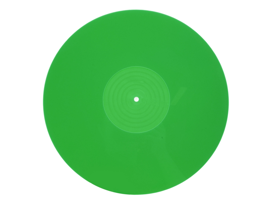 Alfombrilla Antiestática Para Tocadiscos Profesionales De 12 Pulgadas, Mejora La Calidad Del Sonido, Color Verde.