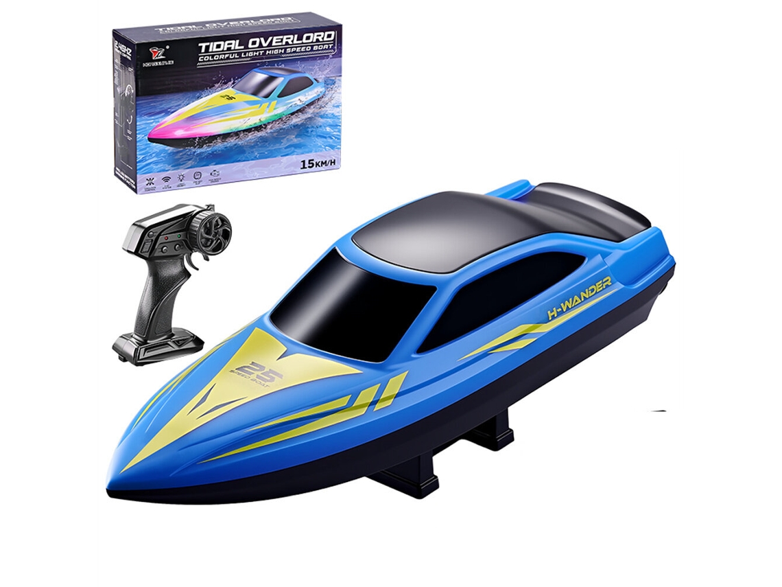 Rojo Luz Constantehxjrc Hj825a/b Rtr 2.4g Barco Rc Auto-recuperación Led Colorida Lancha Impermeable Alta Velocidad Lagos Piscinas Juguete