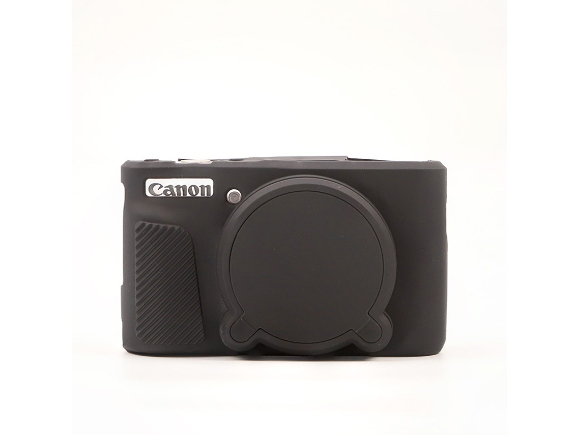 Funda protectora de silicona antiarañazos para Canon SX740 HS / SX730 HS Negra Digitallab