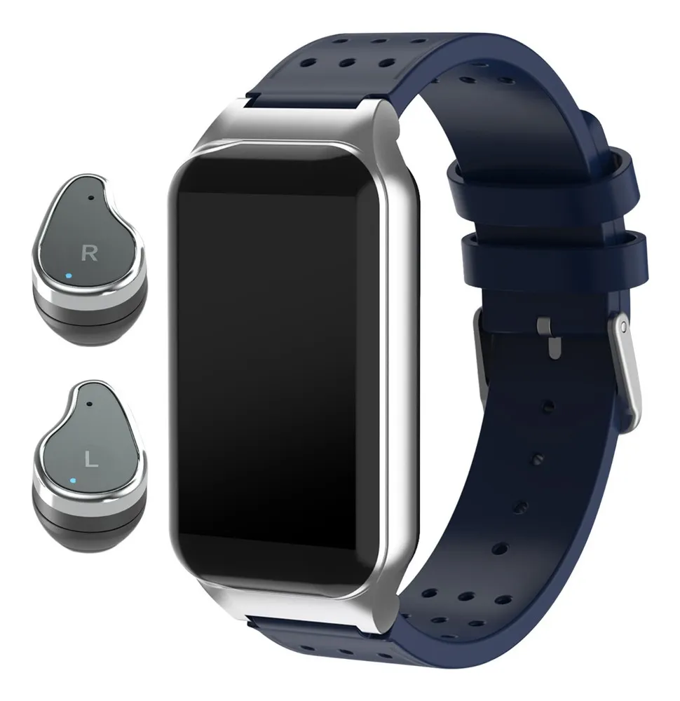 Reloj inteligente C con auriculares para mujer y hombre, vayotoy