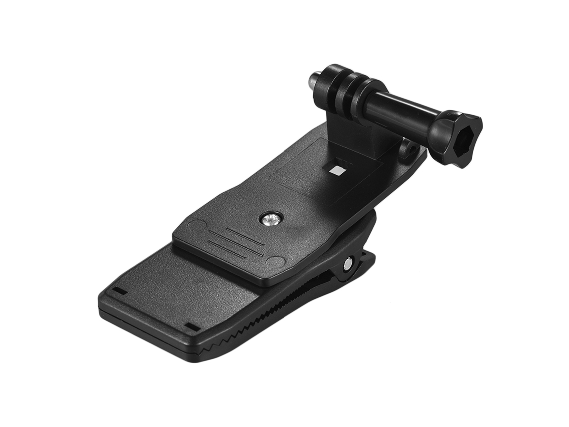 Soporte De Clip Rotatorio 360° Para Cámara De Acción, Clip Para Mochila Y Gorra, Compatible Con Gopro Hero, Yi 4k