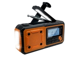 Radio solar portátil GOKOCO de 4000 mAh con dinamo