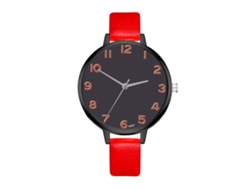Reloj De Pulsera De Cuarzo Informal Para Mujer Zhoulianfa De Piel Sintética Con Esfera Redonda - Regalo (negro)