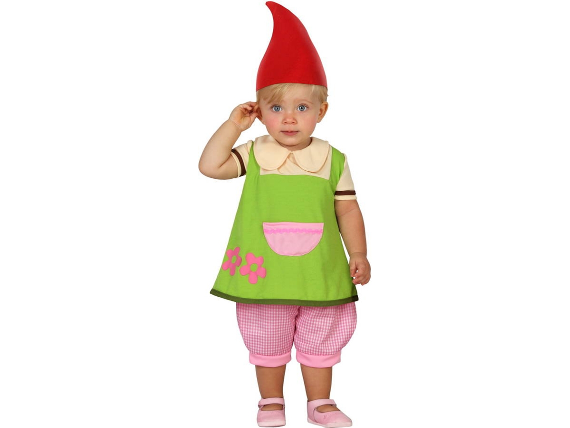 Disfraz de Bebé DISFRAZZES Duende Verde (Talla: 12 a 24 meses)