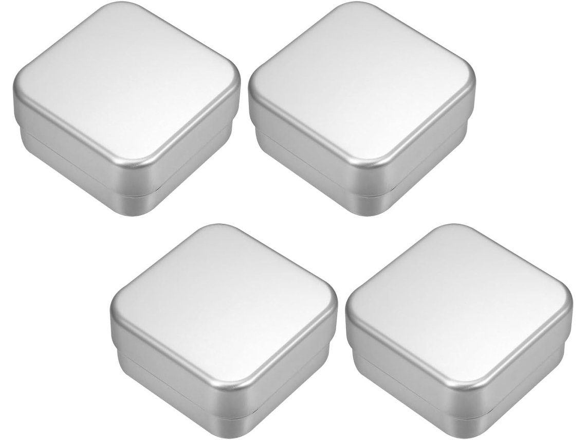 Juego de 4 jaboneras portátiles de aluminio CHABERLU