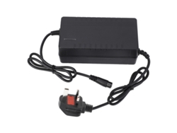 Cargador De Batería De Litio Para Patinete Eléctrico Dc 54,6v 2a Para Patinete Eléctrico M4 De 10 Pulgadas Con Enchufe Británico