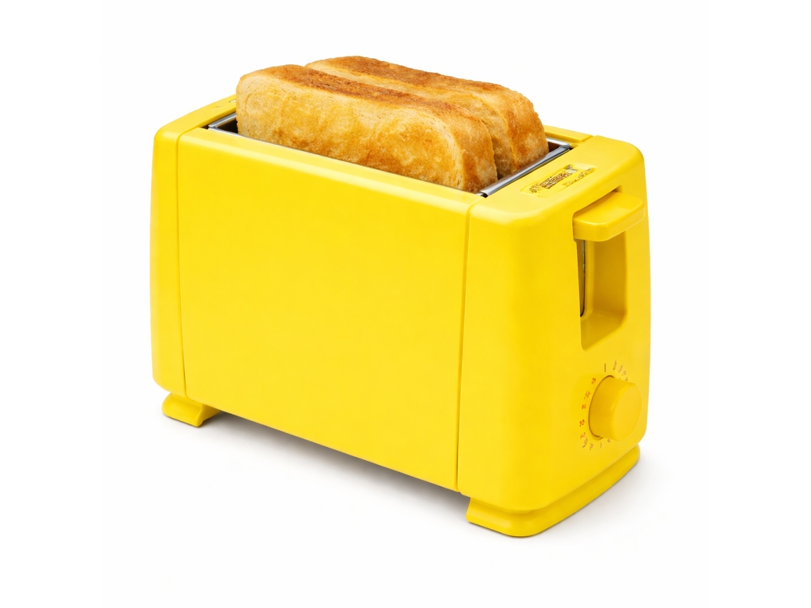 Tostadora eléctrica Andowl Q-t159 de 900 W, amarilla