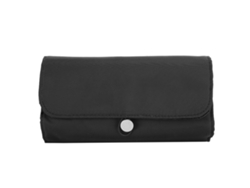 Bolsa plegable portátil para guardar y organizar cosméticos.