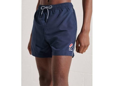 Pantalones Cortos para Hombre SUPERDRY Série Tri Azul (S)