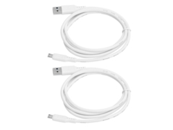 Cable De Datos (carga Y Transferencia De Datos) Paquete De 2 Cables Micro Usb Para Teléfonos Android De 1 Metro De Longitud Ecológico Duradero Indestructible