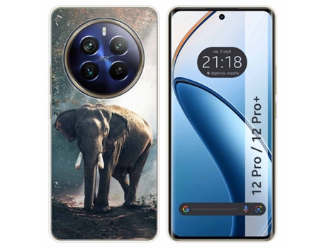 Funda Diseño Elefante para Realme 12 Pro 5G / 12 Pro Plus 5G TUMUNDOSMARTPHONE Silicona Multicolor